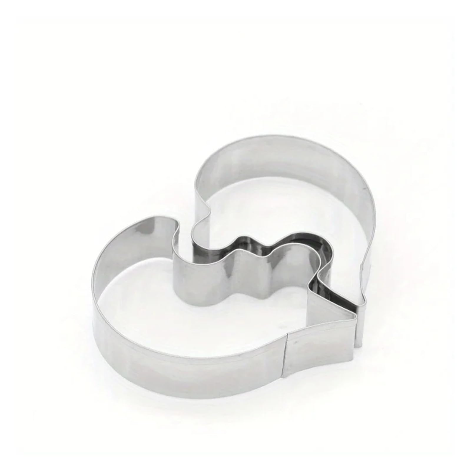 Rompecabezas cortador de galletas 3D de acero inoxidable boda utensilios for decoración de tortas con fondant DIY pastelería moldes for hornear galletas