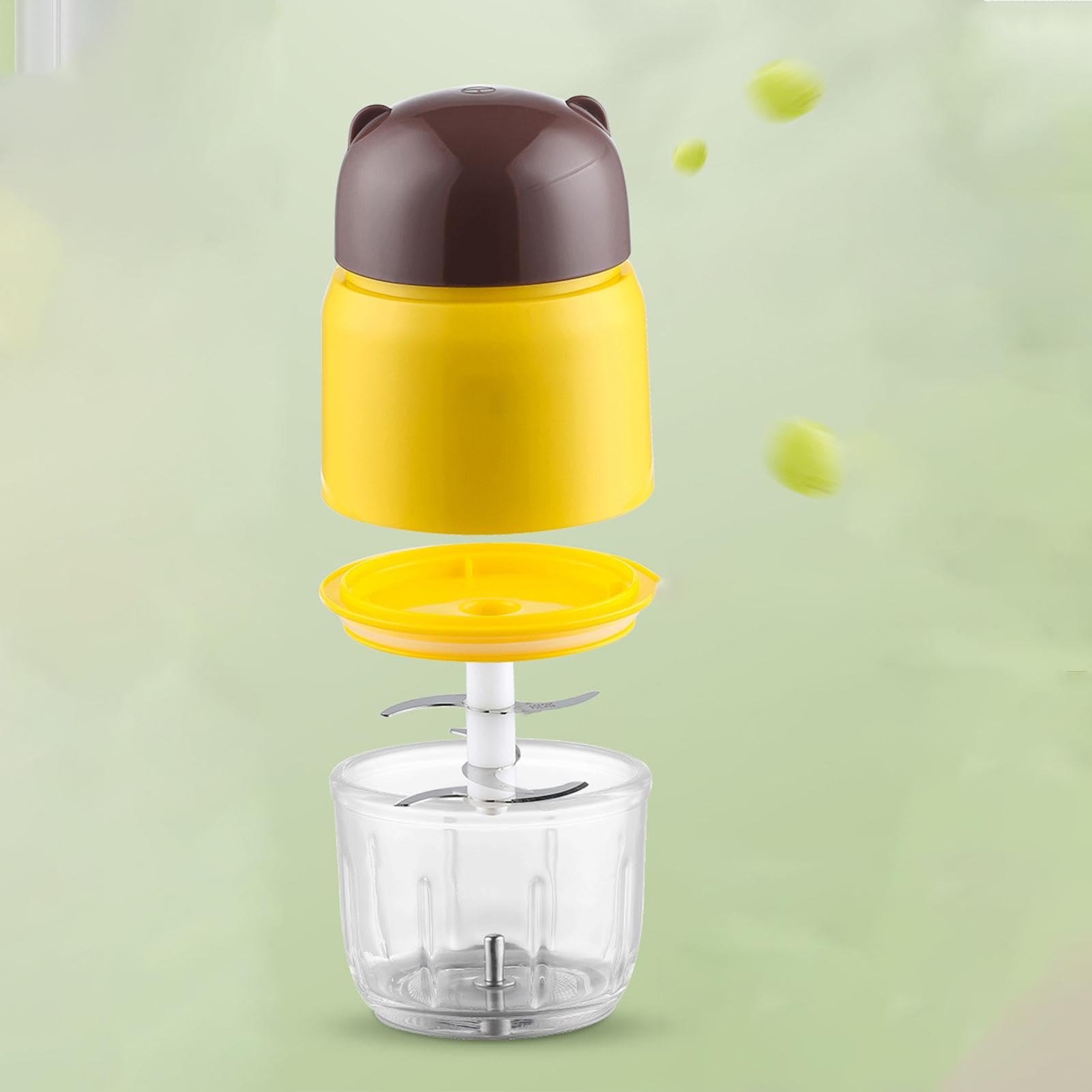 robot culinaire : mélangeur automatique d'aliments, mélangeur de qualité alimentaire | Machine portable de purée de nourriture pour bébé, robot d'aliments mignon et petit