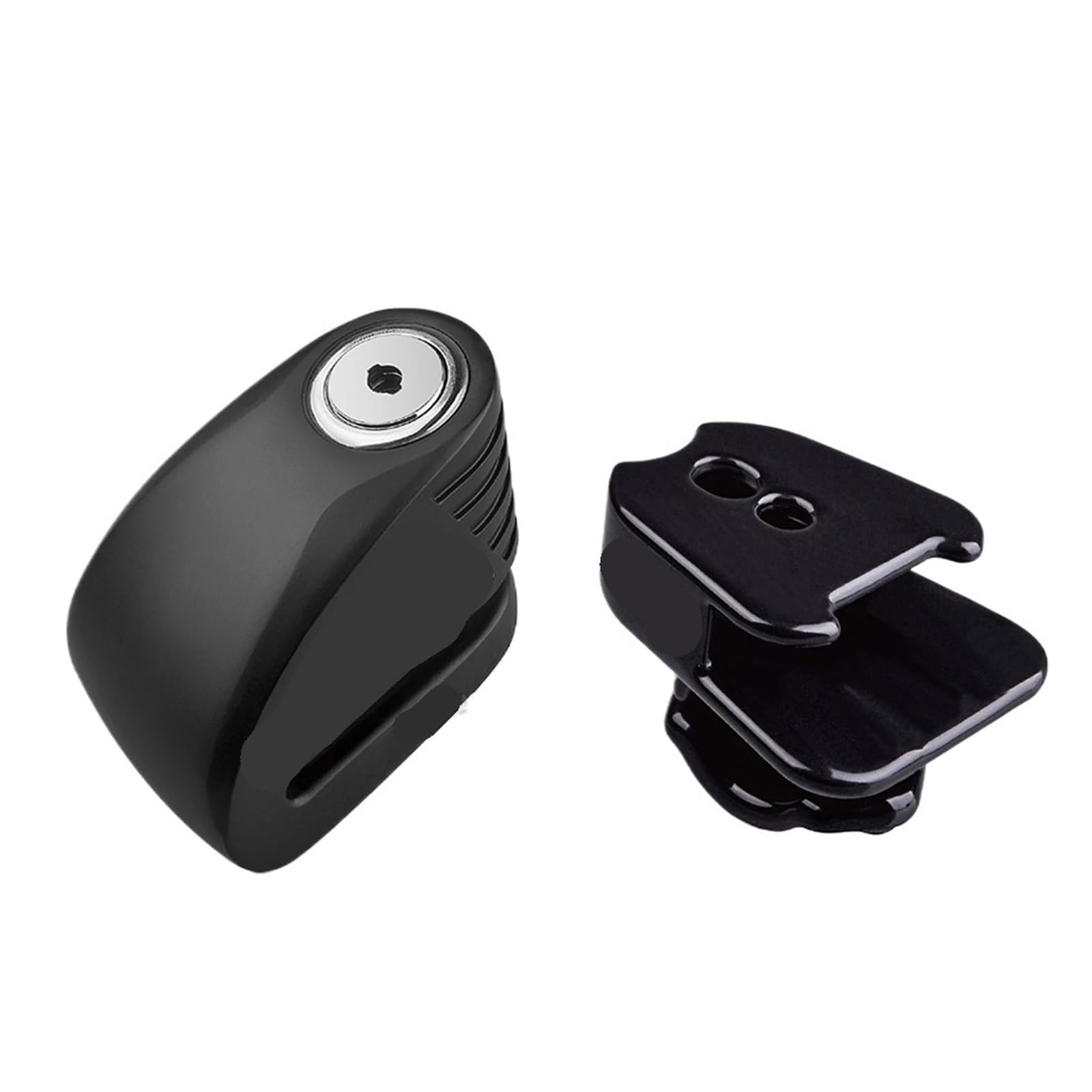 Arupmn Alloy Bk B Set Chain Lock Motorcycle Lock Scooter Disc Waterproof Alarm Locks Motorcycle Handlebar Lock(Alloy Bk B Set)