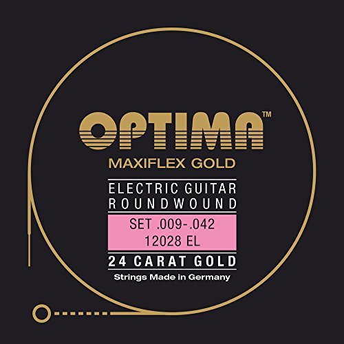 Corde Optima per chitarra elettrica Gold Strings. Maxiflex Re4 .025w' corde di singolo