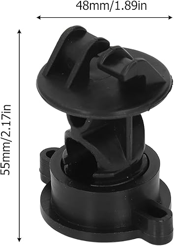 Miniatura 2 de Aisladores de poste redondo apretado, 100 piezas de ABS tipo aisladores eléctricos de valla aislantes eléctricos de sujeción de alambre para valla