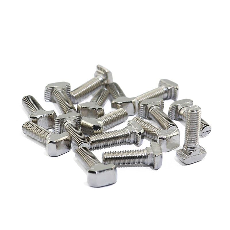 50pcs/lot M5 M6 M8 T Bolt Screws for European Standard Aluminum Profile Accessories T-Screw T-Shaped Hammer Bolt 20/30/40/45