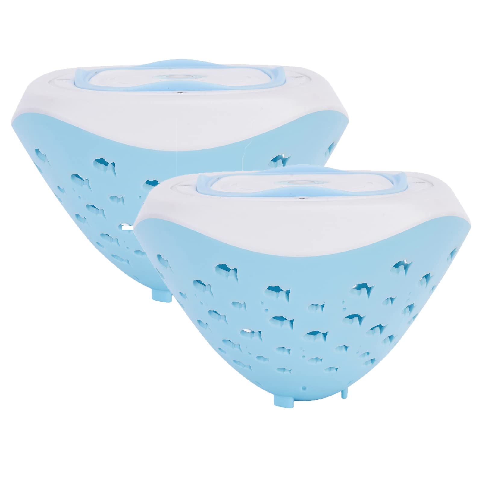 Floating Pool Led Tub Lights Lamp for Bath Disco Pond Swimming, 7 Modes Assorted Color Battery Operated (2-pack)