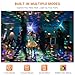 DJ Party Disco Stage Light: 27W RGBW 4IN1 Colorful Derby Effects - Remote Sound Activated DMX Control - Ideal for Dance Party Wedding Gig Band Mobile DJ Floor Bars Clubs Music Show Performance