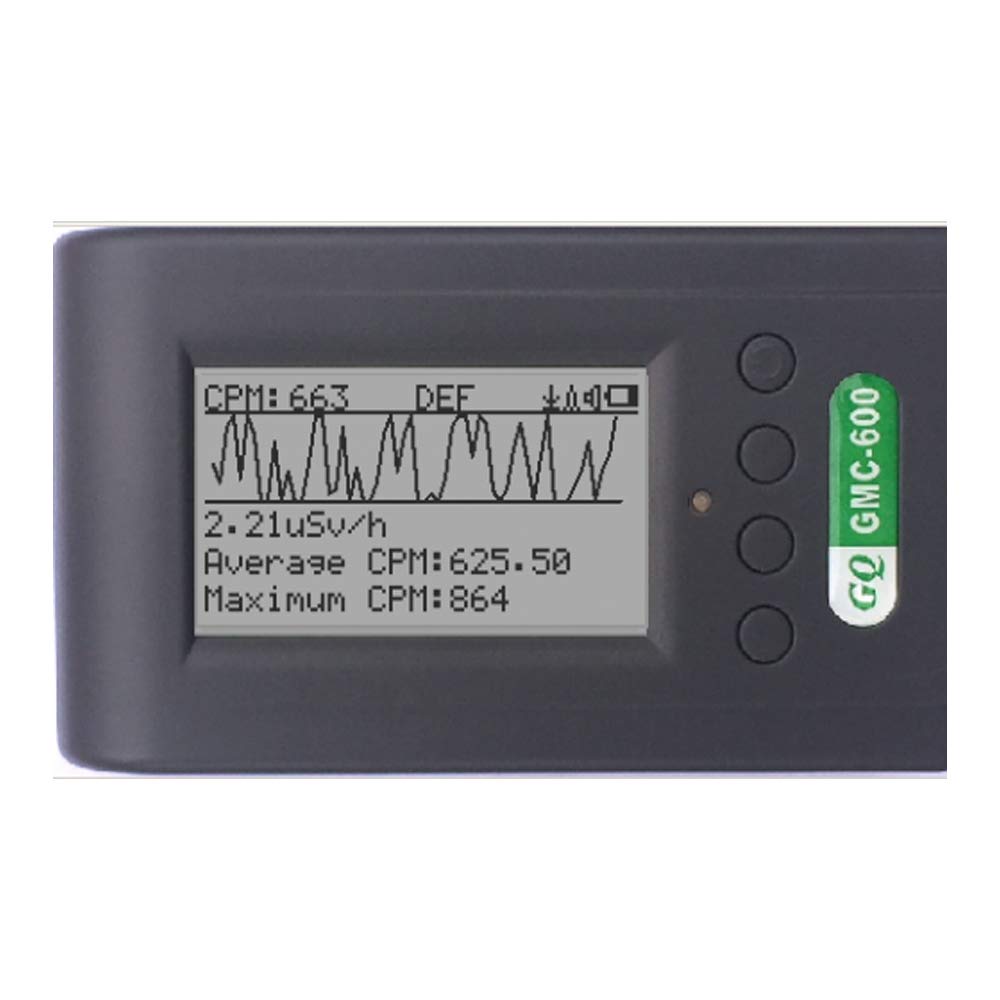 GQ GMC-600 Plus Geiger Counter Dosimeter | α/β/γ/X-ray | Detector for Real-Time Testing Radiation Metals, Scientific Testing, Gamma Emitting Metals (B08NPW87BX) Amazon Price History, Amazon Price Tracker