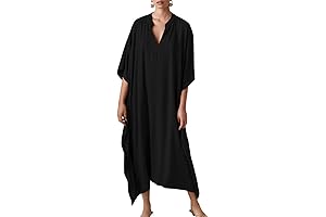Women's Caftan Loose One Size Fits All Linen Kaftan Dresses