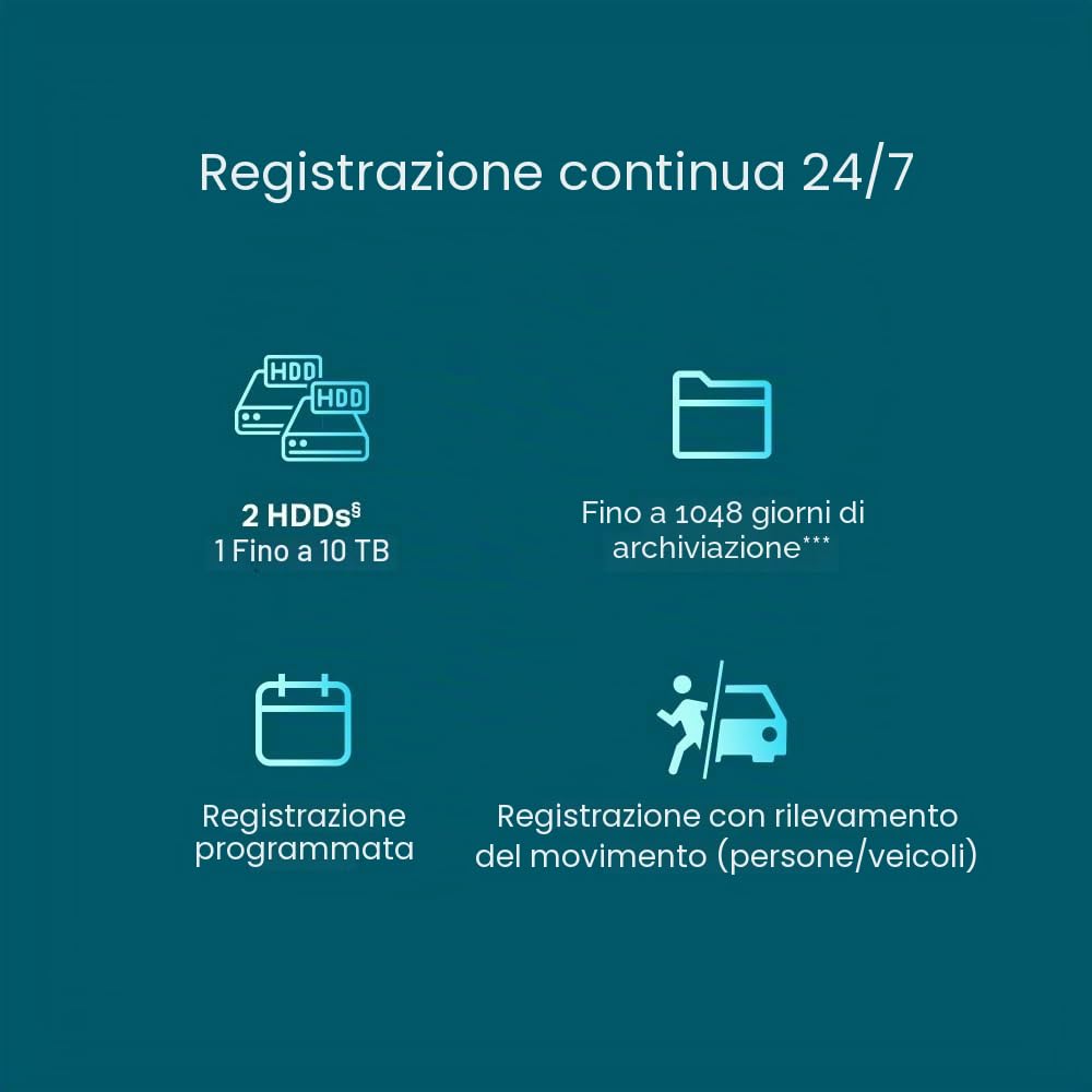 TP-Link VIGI NVR2016H-16P Videoregistratore di rete (NVR) Nero