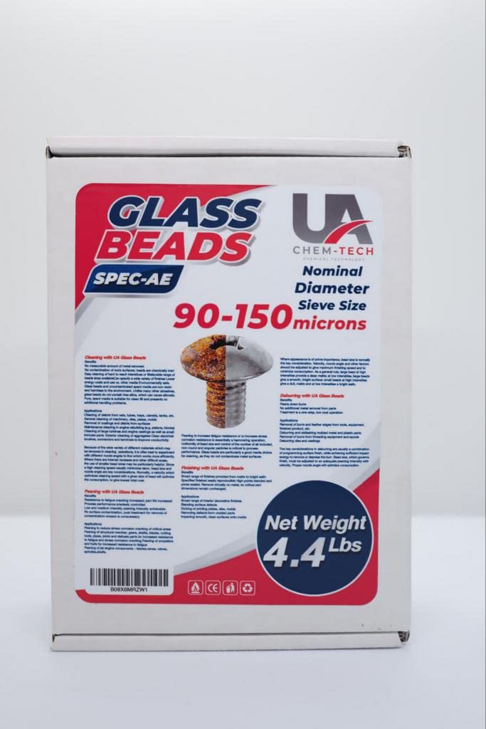 Glass Beads - Medium - #AE Spec - (90 – 150 Nominal Diameter Sieve Size Micron) - UA CHEM-TECH