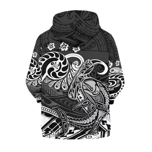 Polynesian Sweatshirt for Little Girls Age 6-16 Long Sleeve Zip Up Hoodies Kids Hooded Sweatshirts4