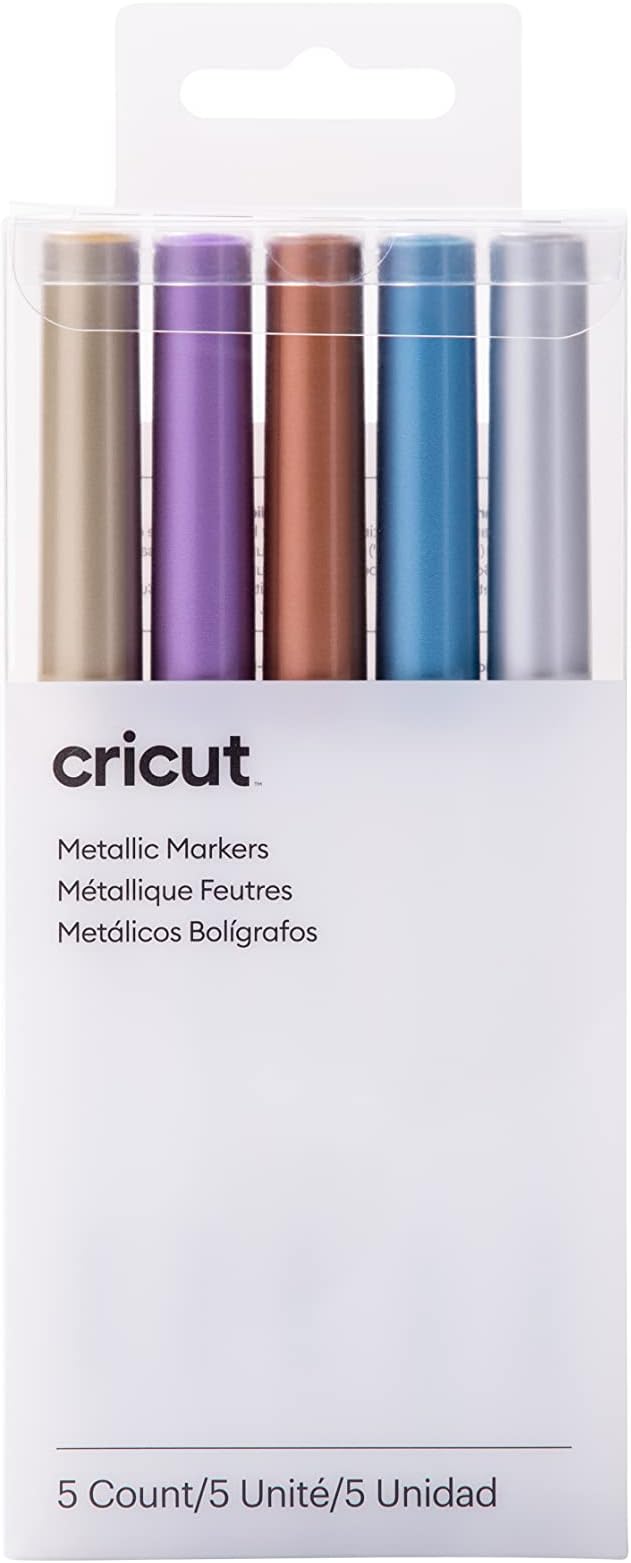 2002951 Pen Set Med Point Metallic, Pack Of 5