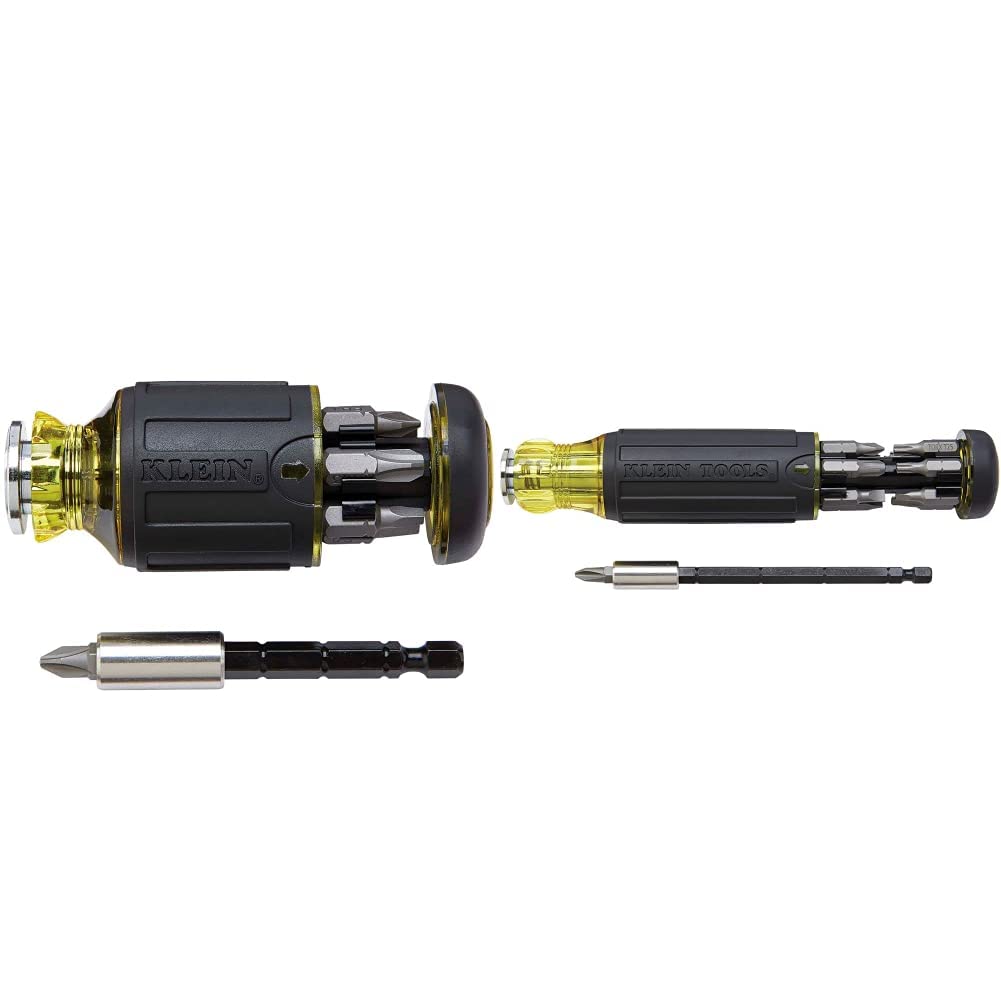 Amazon.com: Klein Tools Multi-Bit Stubby and Standard Screwdriver