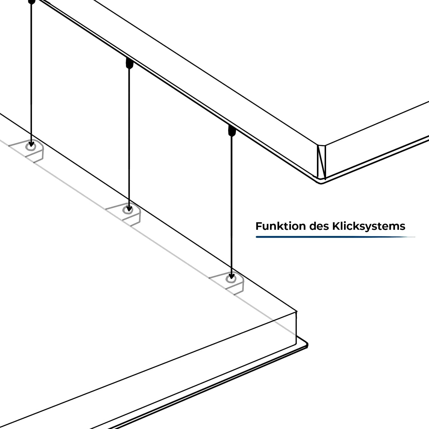 Floordirekt WPC Fliesen 30x30 cm, 1m² = 11 Terrassenfliesen, Klickfliesen, Balkonfliesen in Holzoptik - Bodenbelag für Balkon & Terrasse - wetterfest mit Drainagefunktion | Anthrazit | Royal