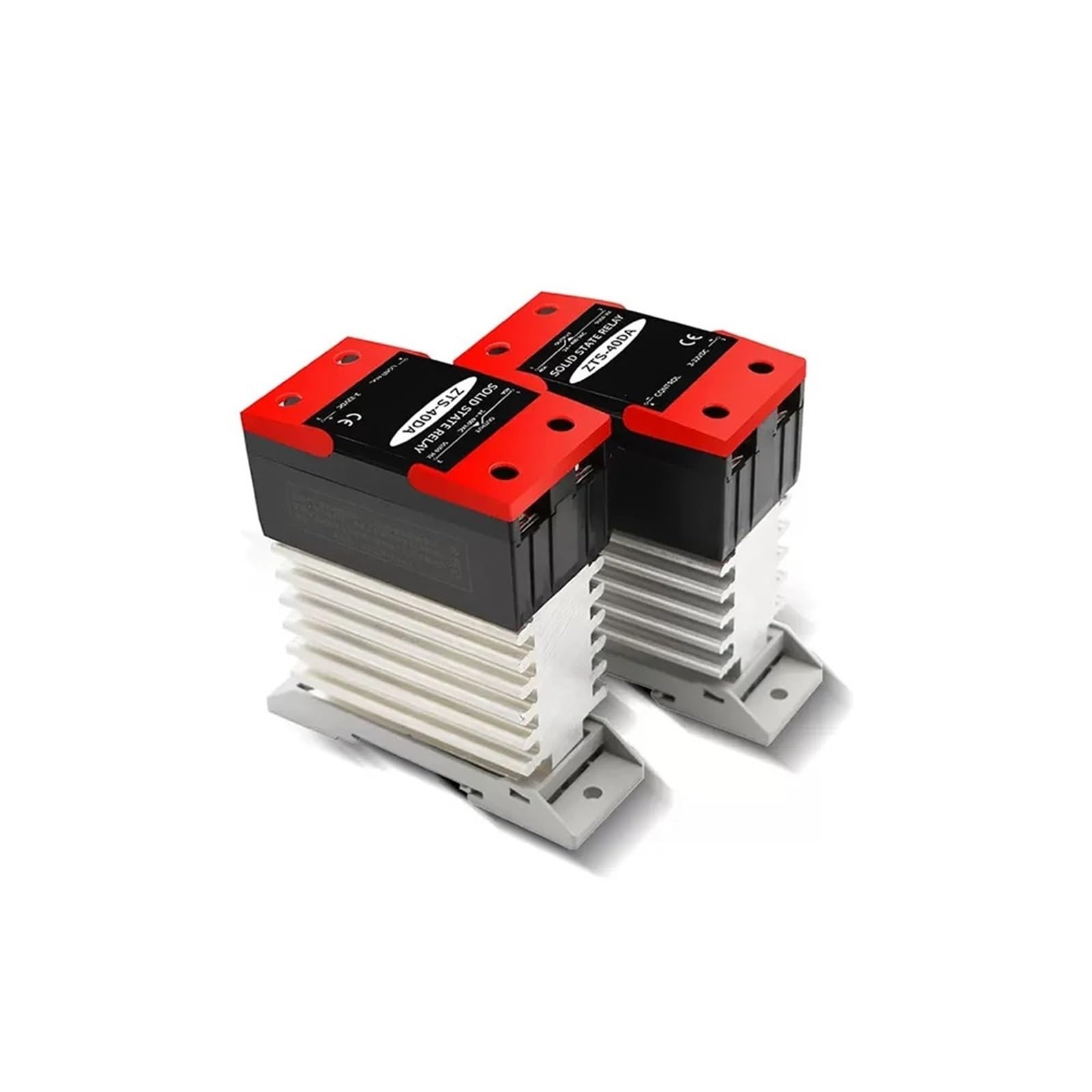 Relè a stato solido Din Rail con radiatore SSR 25DA 40DA 60DA Controllo CC CA monofase SSR DA 1 pz(DC-DC,25A)