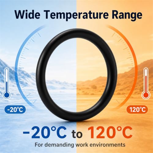 O-ring kit de juntas de nitrilo para reparar grifos con fugas 6