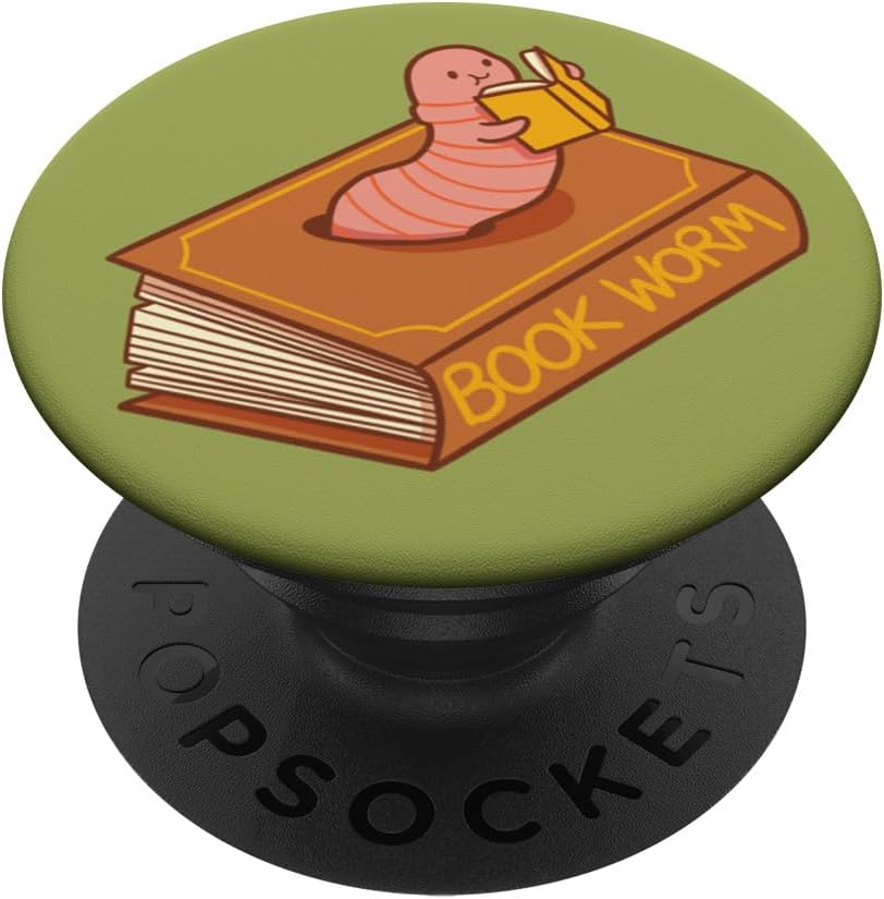 PopSockets Bookish Phone Grip & Stand - Bookworm PopSockets PopGrip for MagSafe