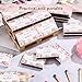 60 Pcs Flower Blank Matches Containers 2.2 x 1.4 x 0.3 Inches Decorative Match Boxes Wedding Party Favor for Guests Bridal Baby Shower Graduation(No Matches) (Pink Flowers)