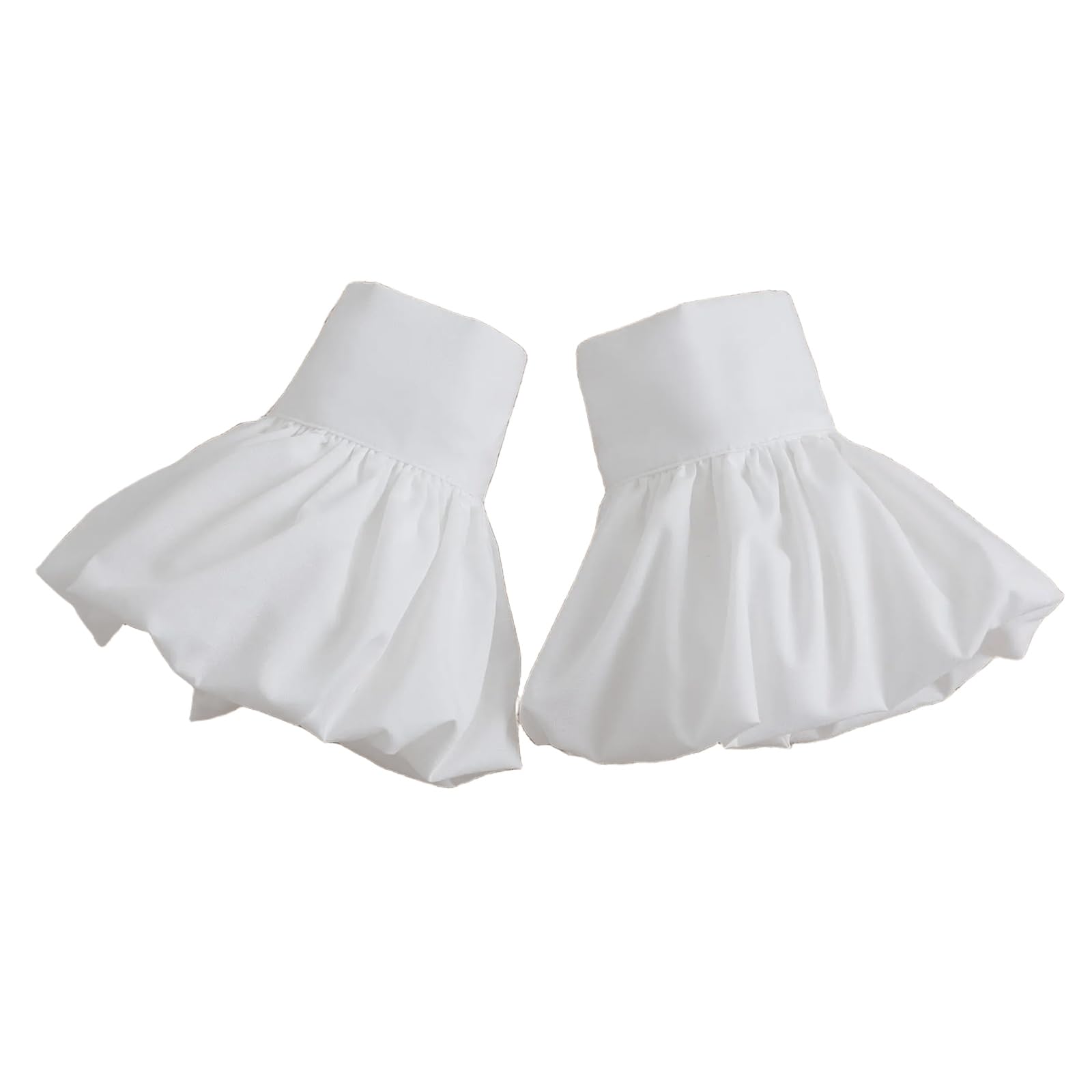 Maxtonser Lace Cuffs Decorative Sleeves for Female Teens Detachable False Sleeves Cuff Extension Trendy Clothing Wrist Accessories