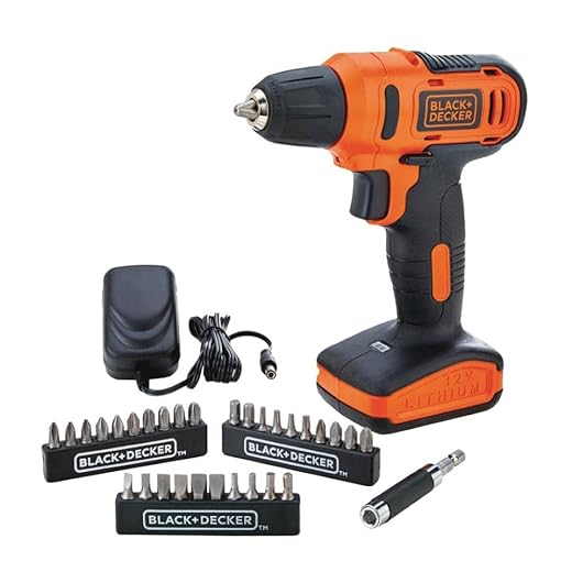 Furadeira Black+Decker Bateria com 13 Acessórios
