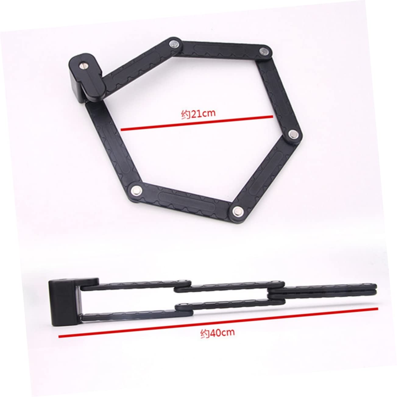 Mikinona Candado para Bicicleta con Cable Cerradura Antirrobo para y Bici de Carretera Resistente y Fácil de Transportar y Color Negro