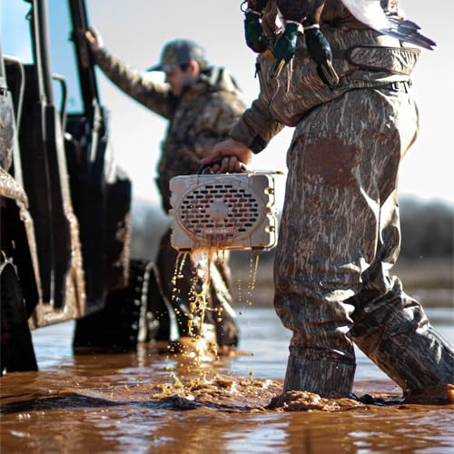 Image of Turtlebox Original Gen 3: Portable Outdoor Bluetooth Speaker - Ultra-Loud (120dB), Waterproof (IP67), Rugged, Impact-Resistant, 3-Day Battery | Party Mode: Unlimited Pairing for Stereo Sound, Tan