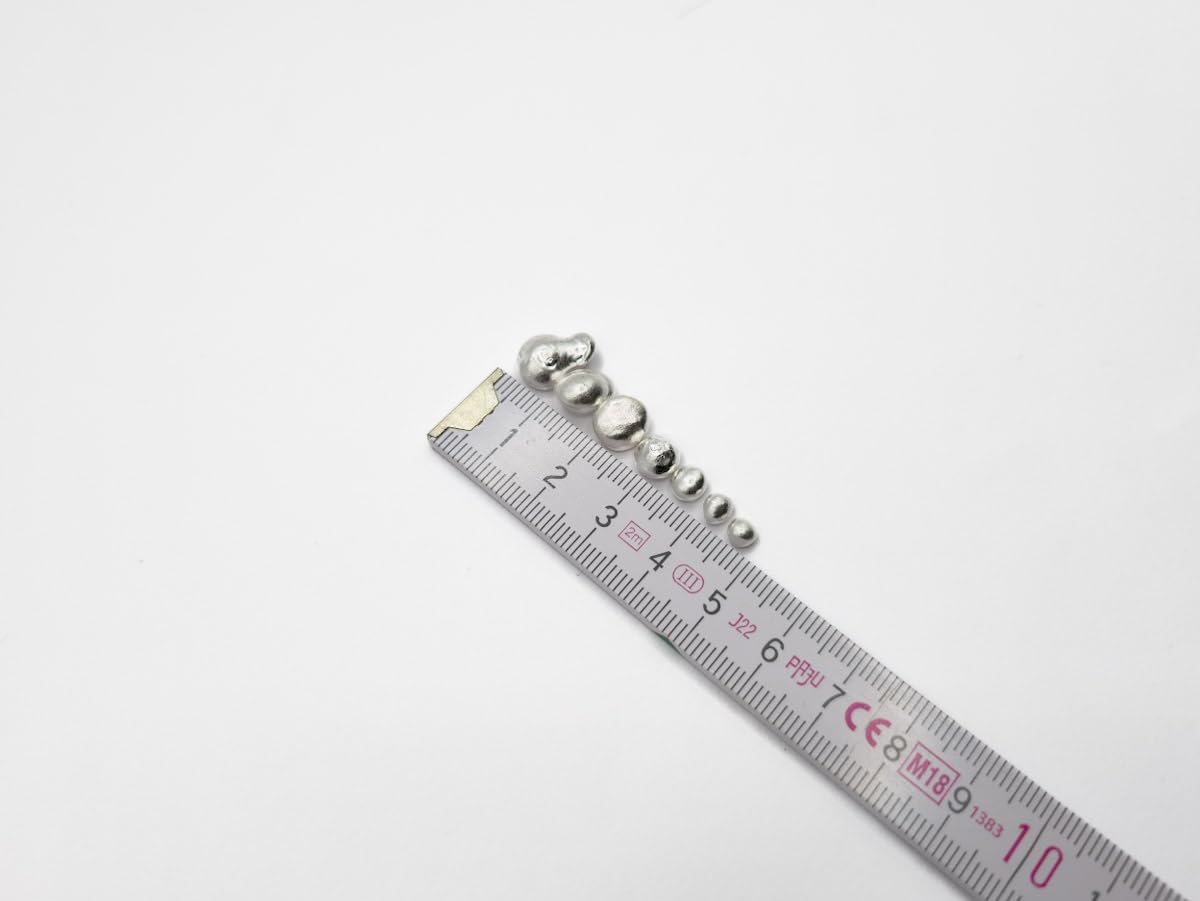Feinsilber Granulat Ag99,99% 4N reines Silber 1 g-1000 g mit 0,1-4 mm Durchmesser, zum Legieren oder zur Schmuckherstellung, auch als Wertanalage geeignet. (10, Gramm)