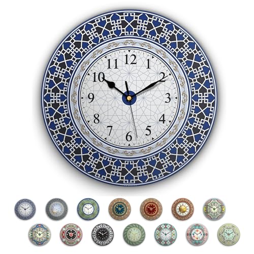 Reloj de pared redondo IRI-GIRI 12 pulgadas acrílico silencioso miniatura 1
