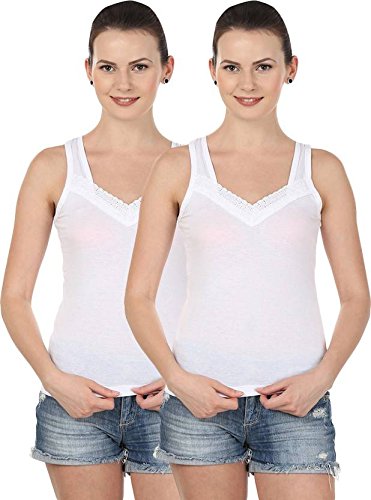 Women's Camisole Set of 2 (White)-image-41