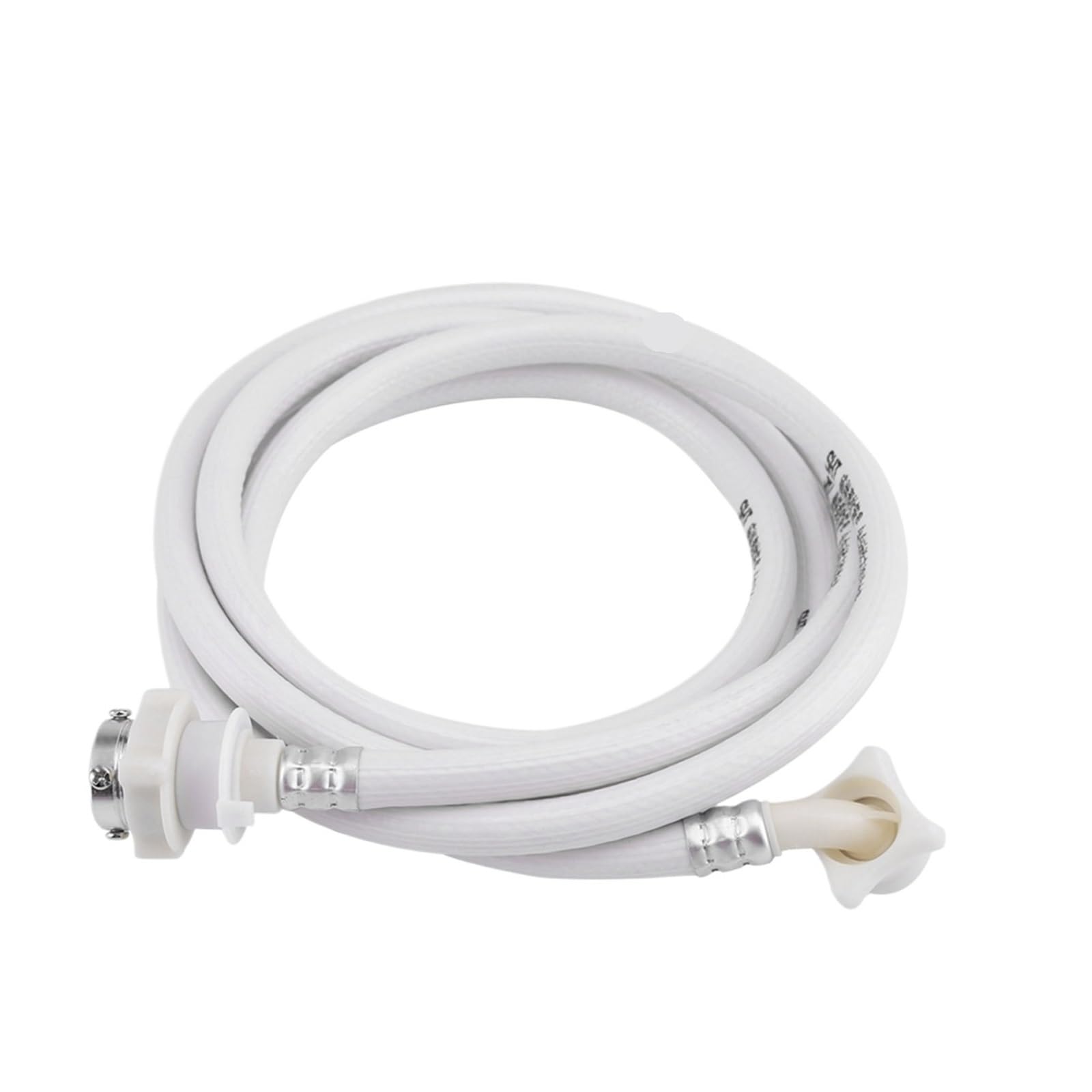 Manguera De Entrada De Agua For Lavadora De 2m/3m De Longitud, Conector De Tubo De Lavadora, Manguera De PVC, Color Blanco(3M)