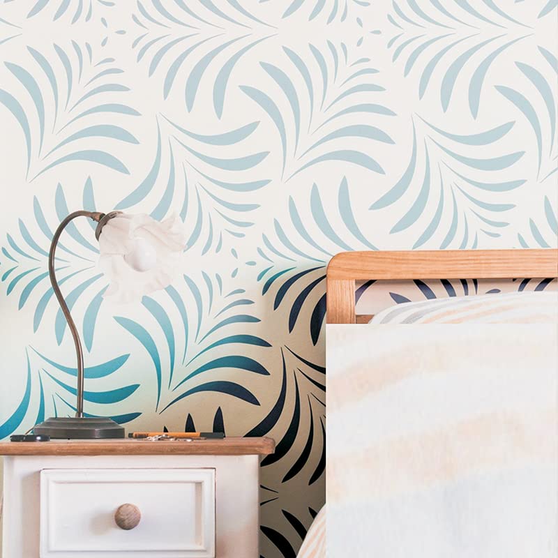 DECORNOWRDM Palm Leaf Pattern DIY Wall Stencils for Home Decor, Size : (16 Inches x 24 Inches) (B09YXWFB5Z) Amazon Price History, Amazon Price Tracker