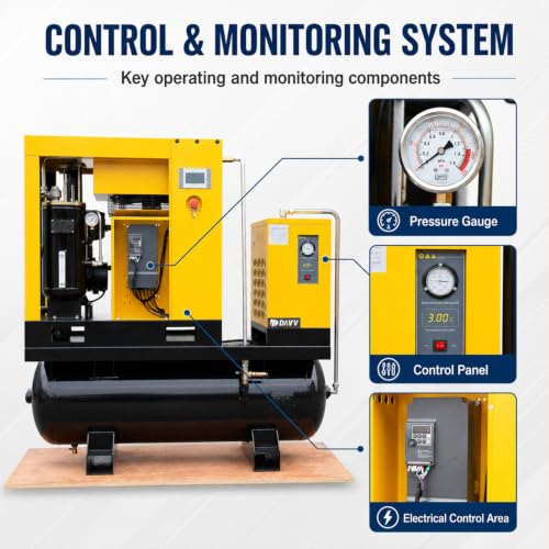 HPDAVV PM VFD Rotary Screw Air Compressor