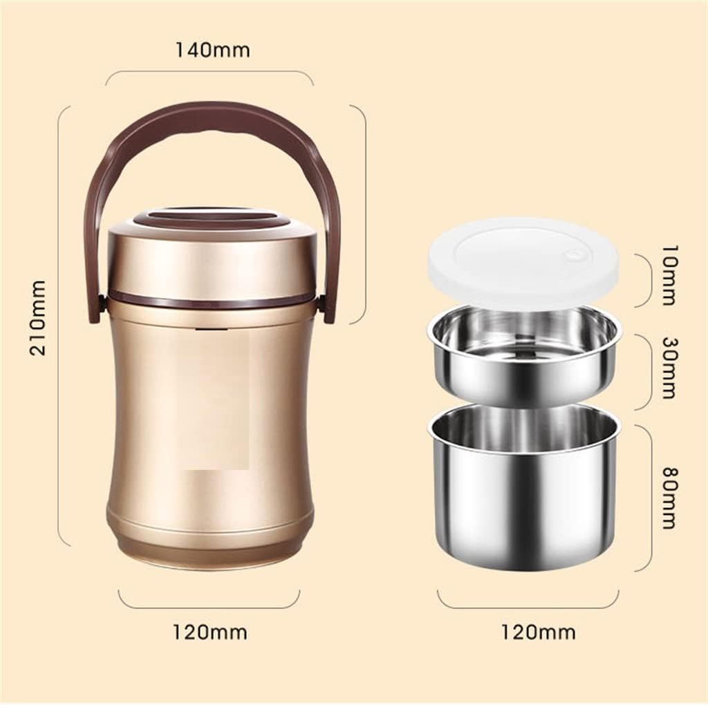 Thickened Stainless Steel Insulated Lifting Pot, Lunch Box, And