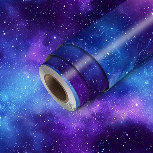HOMETITUTE Galaxy Wallpaper Peel and Stick Space Contact
