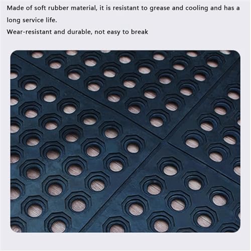 Tapis de sol antidérapant PVC avec trous drainage contre l'accumulation d'eau