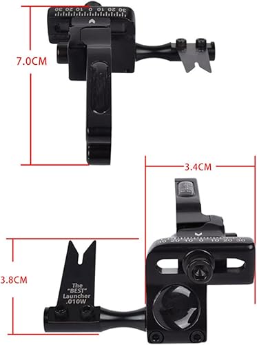Miniatura 2 de GPP Equipo de aterrizaje de alta velocidad con soporte de flecha desplegable con tornillo para arco compuesto mano derecha
