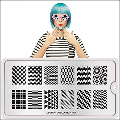 MoYou London  Nail Art Stamping placa Illusion 10
