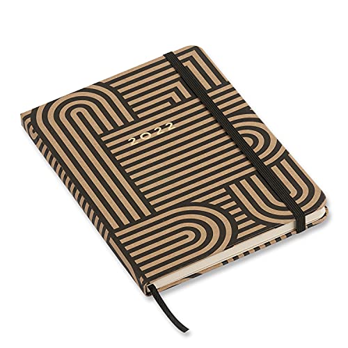 Cicero Agenda Planner Ciceros 2022 Kraft Semanal Anotações 14x21 Curvas, Bege, 7357