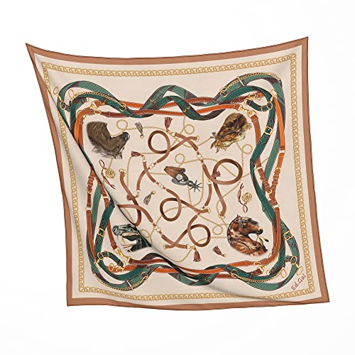 Horse Scarf for Women, Square Silk Satin Neckerchief, Cowgirl Scarfs, Womens Handkerchief, Cowboy Bandana2