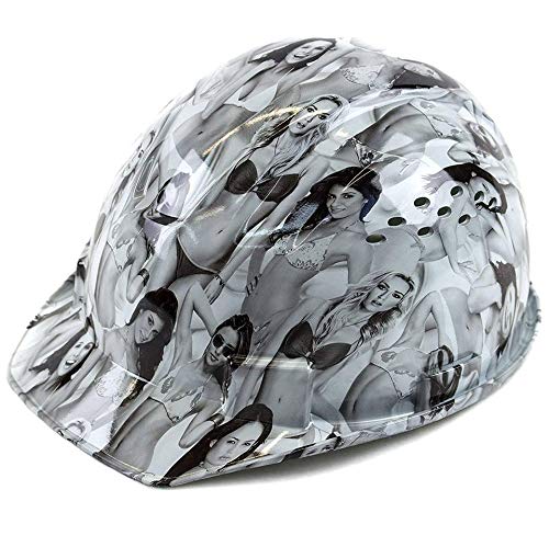 RK-HP34-LADIES Patterned Hard Hat Cap Style with 4 Point Ratchet Suspension (Ladies) different colors