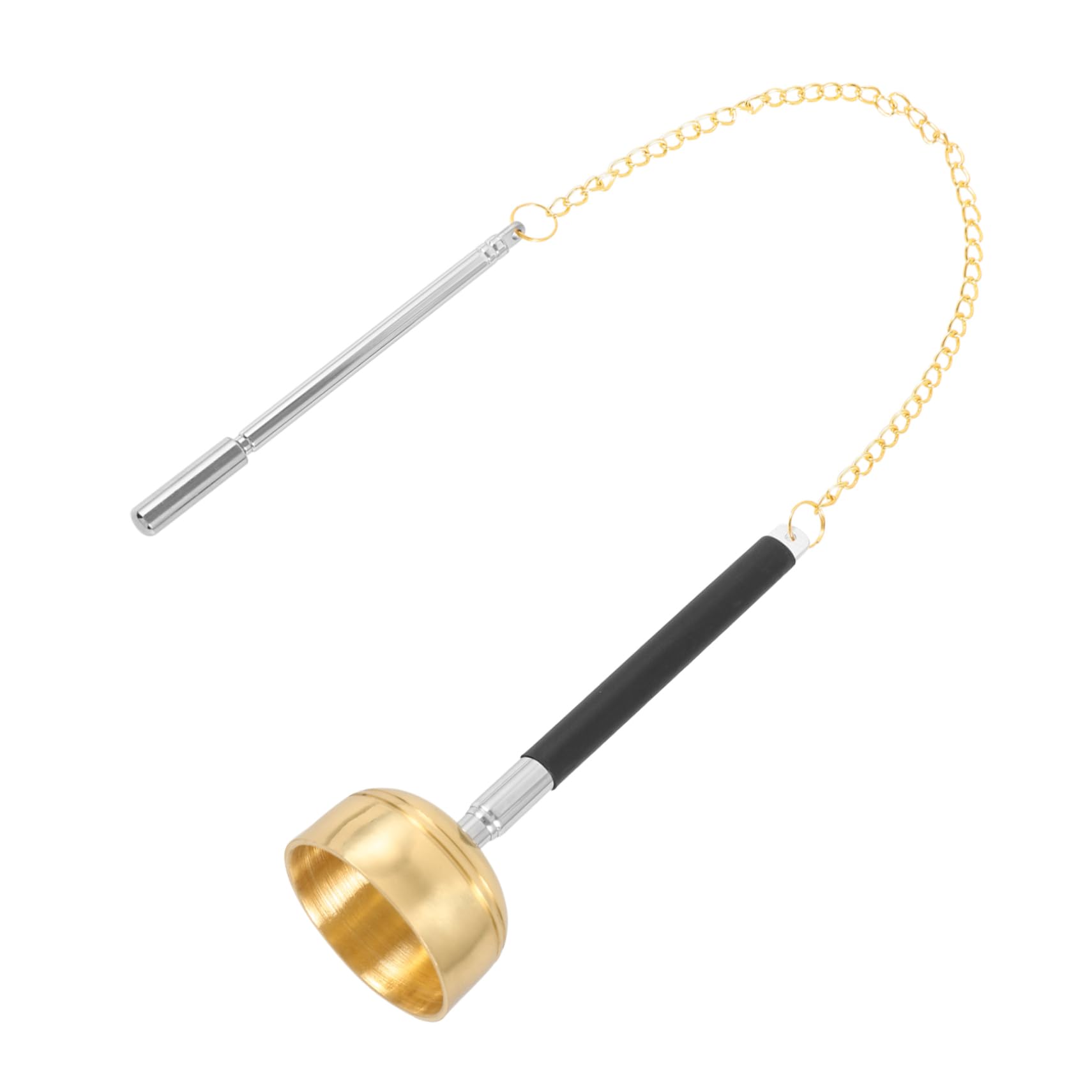 FUNOMOCYA Hand Bell Ornament Copper Meditation Instrument for Rituals Durable Design for Prayers for Buddhism Supplies