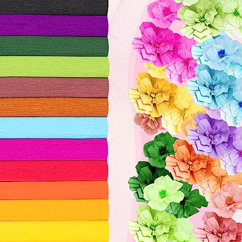 Fuceury FU-104 12 Colors Crepe Paper Rolls thumb #6