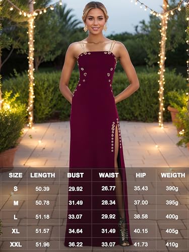 Image of Figdaw Elegant Long Prom Dresses Sexy Evening Gowns for Women Formal Events 2025
