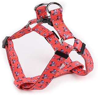 No Pull Dog Harness Breathable Adjustable Comfort, Free Lead Included,with Strong Handle Front Clip Harness, Outdoor Easy Control for Medium Small Dogs (S, YELLOW)