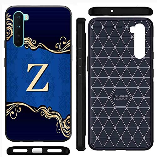 Image of Amazon Brand - Solimo Designer Blue Pattern Alphabet-Z Printed Soft & Flexible Hybrid Back Case Mobile Cover for OnePlus Nord