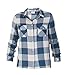 Levi's Women's Double-Layered Plaid Roll-Cuff Shirt