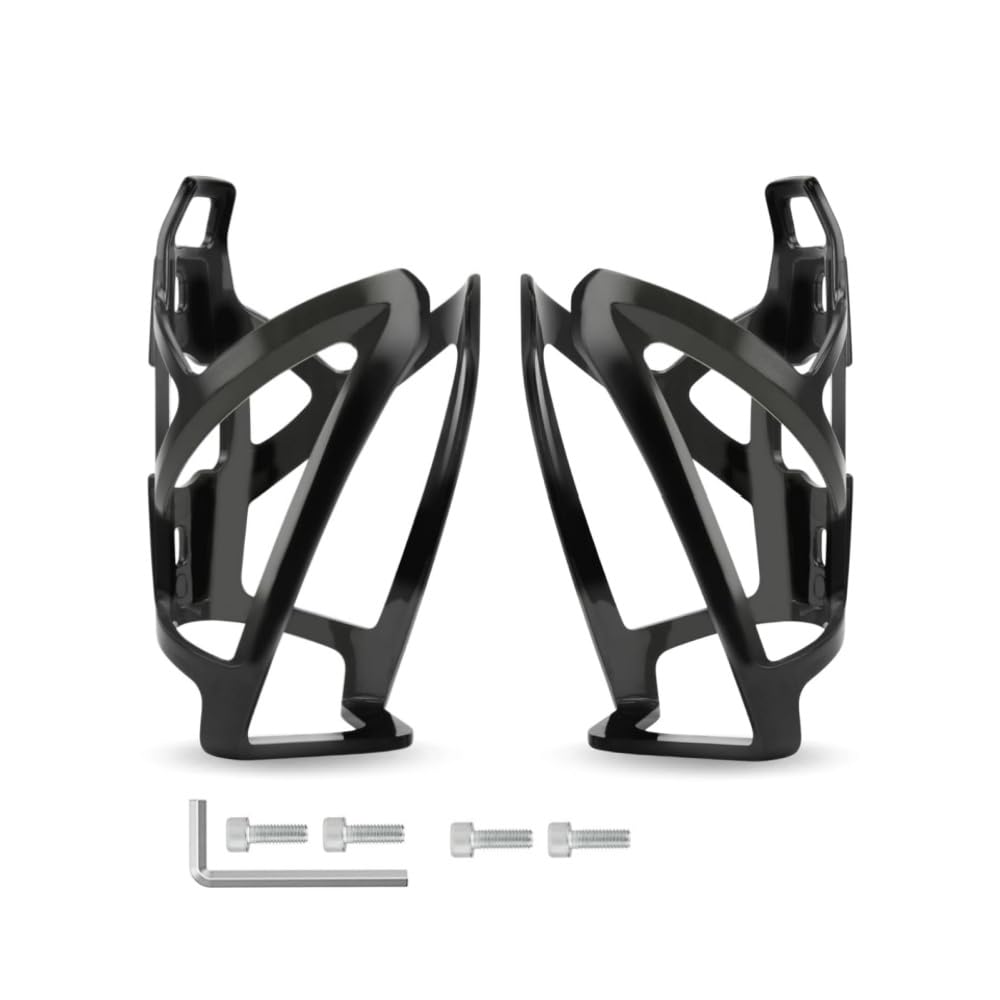Lot de 2 Porte-bidon de vélo, Porte-gobelet de vélo Léger Universelle pour VTT Vélo de Route, fabriqué en matériau PC de Haute qualité, léger et également Beau