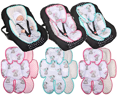 Primawela Sitzverkleinerer Minky - Baumwolle Baby Auto Kindersitz Babyschale Einlage Einsatz (Boy + Grau) Primawela Sitzverkleinerer Minky - Baumwolle Baby Auto Kindersitz Babyschale Einlage Einsatz (Boy + Grau)