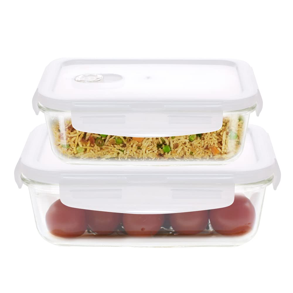 Cutting EDGE Glass Containers - Set of 3 -11 Cutting EDGE Glass Containers - Set of 3 -11