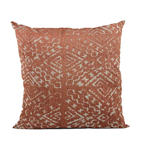 Plutus Brands Red Plutus Diamonds Luxury Throw Pillow 20 in x 26in, Double Sided 20" x 26" Standard