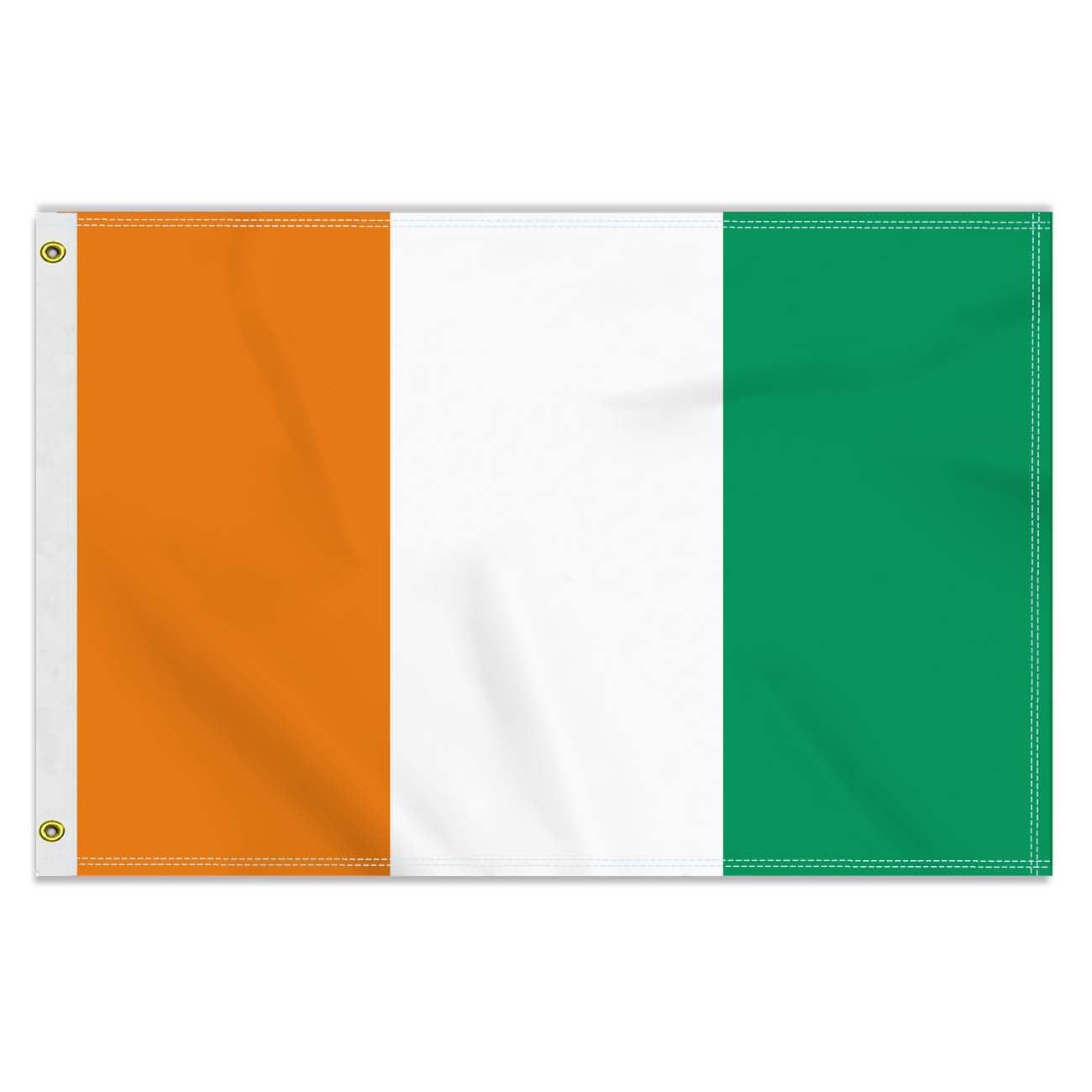 2×3 FT Côte d'Ivoire Flag, Medium 60×90 CM 150D Ivory Coast Outdoor Banner,Decor Garden With Brass Gromment — image 1