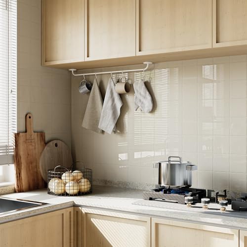 Yoillione Spesse Piastrelle adesive Cucina: Paraschizzi adesivi Muro Bagno - 3D Impermeabili Pannelli per Parete